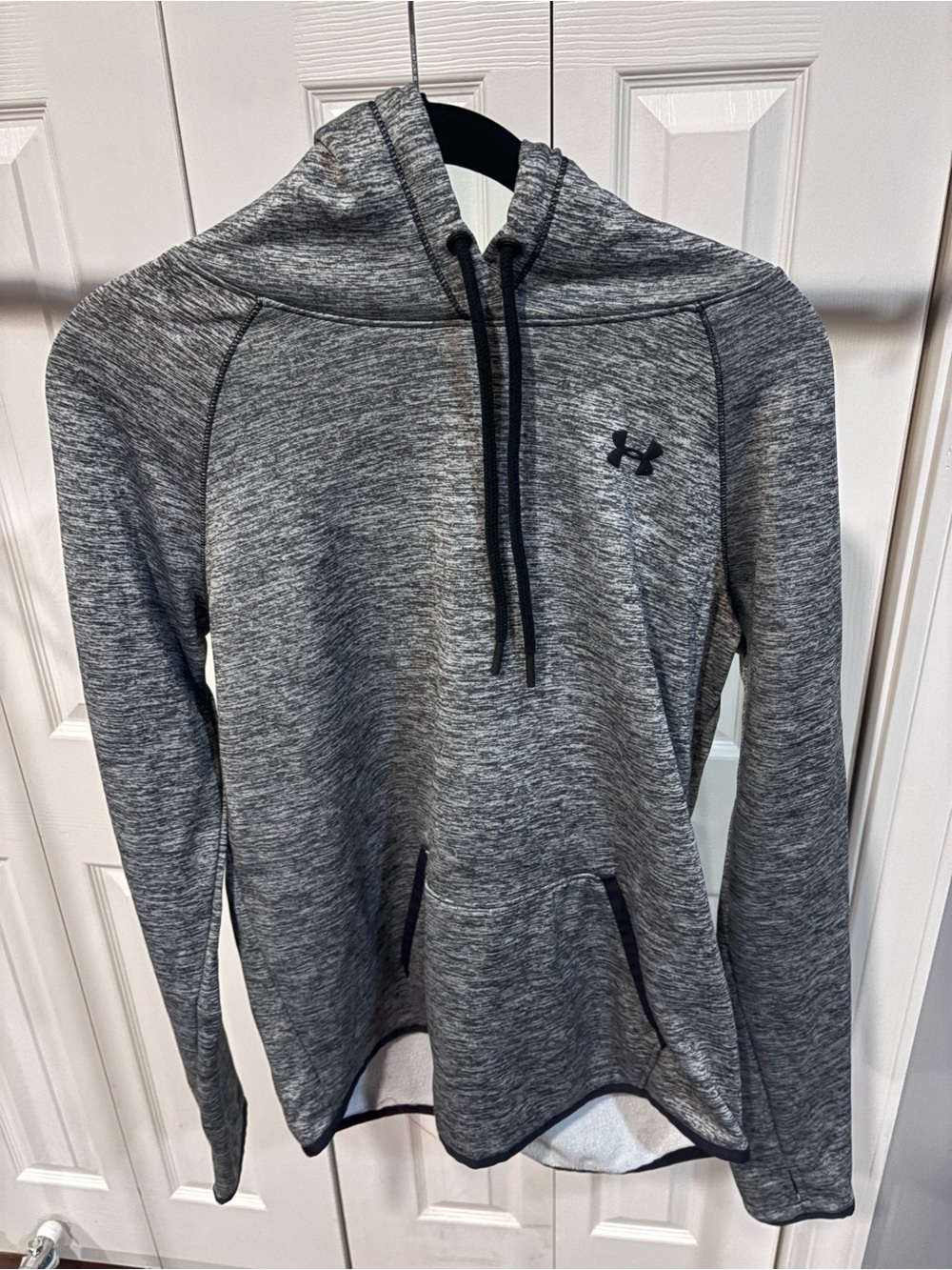 Under Armour Gray Marled Hoodie Sweatshirt